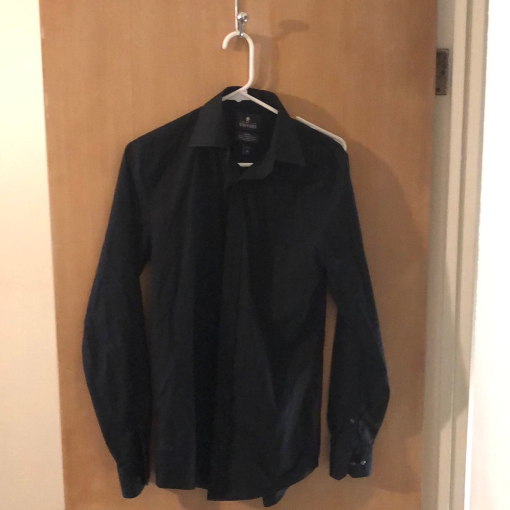 Stanford black shirt, 14.5